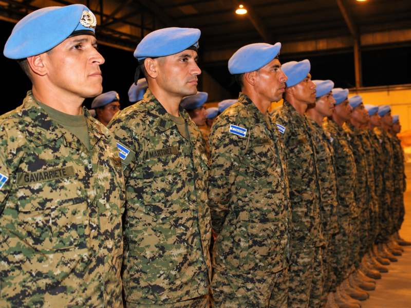 Militares salvadoreños en Haití